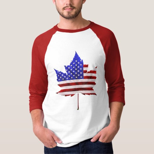 Canada USA Souvenir Jersey Shirt - Mannen (Voorkant)