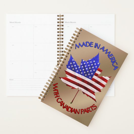 Canada USA Souvenir Planner Notitieboek - Geperson (Display)