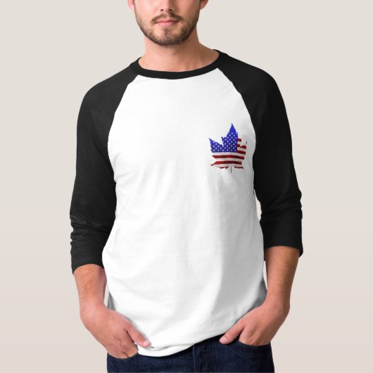 Canada USA Souvenir Polo Shirt - Mannen (Voorkant)