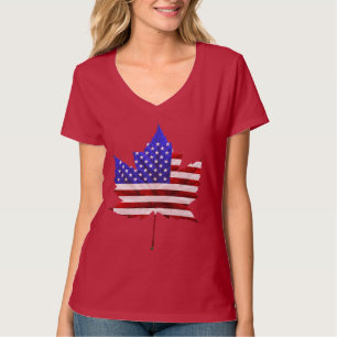 Canada USA Souvenir T-shirt