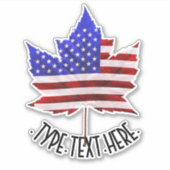 Canada USA Stickers Specialized Souvenir Sticker (Voorkant)