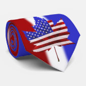 Canada USA Stropdassen personaliseren Amerikaanse  (Opgerold)