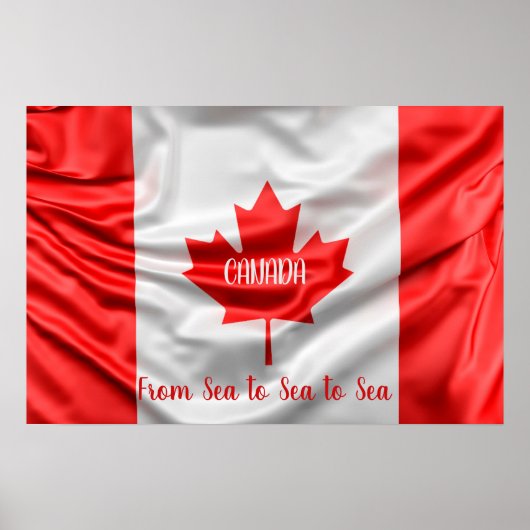 CANADA Van Zee naar Zee naar Zee Poster (Voorkant)