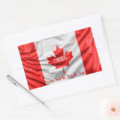 CANADA Van Zee naar Zee naar Zee Rechthoekige Sticker (Envelop)