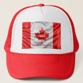 Canada Van Zee naar Zee naar Zee Trucker Hat Pet (Voorkant)