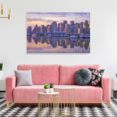 Canada, Vancouver, Brits-Columbia. Vancouver Canvas Afdruk (Insitu (Woonkamer))