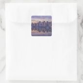 Canada, Vancouver, Brits-Columbia. Vancouver Vierkante Sticker (Tas)
