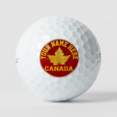 Canada Varsity Golf Balls Gepersonaliseerd Canada  Golfballen (Voorkant)