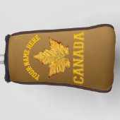 Canada Varsity Golf Putter Hoesje Sporty Canada Golfheadcover (Voorkant)