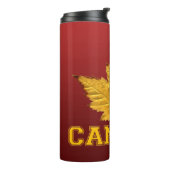 Canada Varsity Tumbler Canada Souvenir Tumbler Thermosbeker (Gedraaid links)