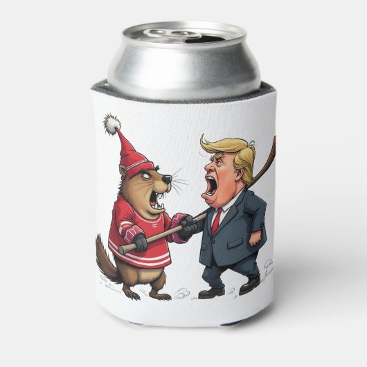 Canada vecht tegen Trump Blikjeskoeler (Blikje Achterkant)