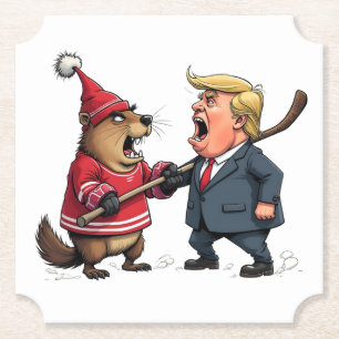 Canada vecht tegen Trump Kartonnen Onderzetters