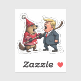 Canada vecht tegen Trump Sticker