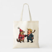 Canada vecht tegen Trump Tote Bag (Achterkant)