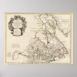 Canada, Verenigde Staten, Noord-Amerika Poster