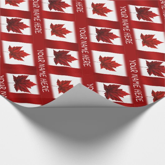 Canada Verpakkingspapier Canada Vlag Souvenir Pape Cadeaupapier (Hoek)