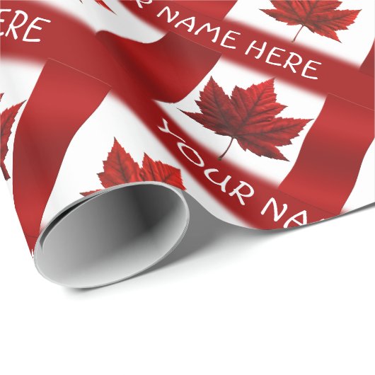 Canada Verpakkingspapier Canada Vlag Souvenir Pape Cadeaupapier (Rol Hoek)