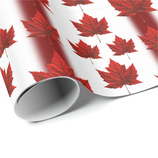 Canada Verpakkingspapier Canada Vlag Souvenir Pape Cadeaupapier (Rol Hoek)