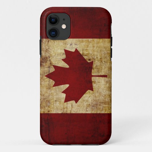 Canada/versleutelde vlag Case-Mate iPhone case (Achterkant)