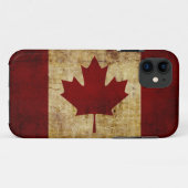 Canada/versleutelde vlag Case-Mate iPhone case (Achterkant (horizontaal))