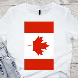 Canada Verticale vlag T-shirt