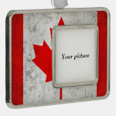 Canada Verzilverd Omlijst Ornament (Rechts)