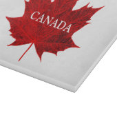 CANADA-Vibrant Red Maple Leaf/ Snijplank (Hoek)