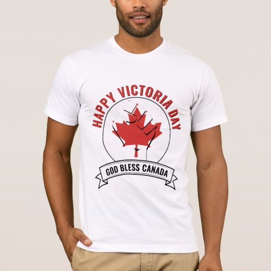 Canada VICTORIA DAG God zegene T-shirt (Voorkant)