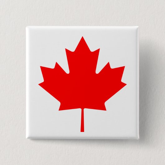 canada vierkante button 5,1 cm (Voorkant)