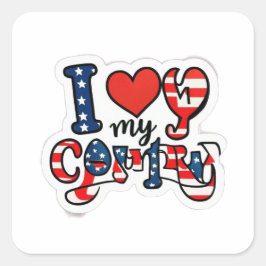 Canada Vierkante Sticker