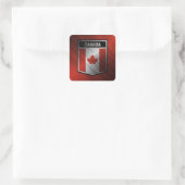 Canada Vierkante Sticker (Tas)