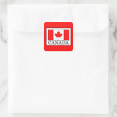 Canada Vierkante Sticker (Tas)
