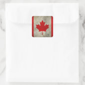 Canada Vierkante Sticker (Tas)