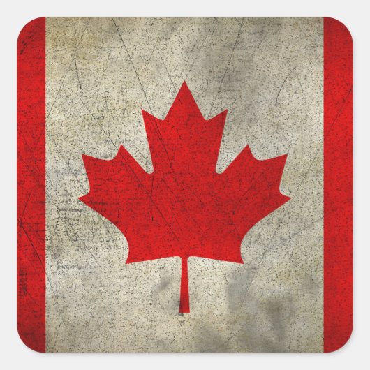 Canada Vierkante Sticker (Voorkant)