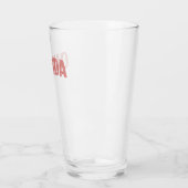 Canada Vingerafdruk Grafische T-Shirt Glas (Links)