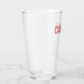 Canada Vingerafdruk Grafische T-Shirt Glas (Rechts)