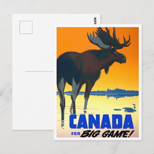Canada vintage-briefkaart briefkaart (Voorkant / Achterkant)