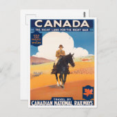 Canada vintage-briefkaart briefkaart (Voorkant / Achterkant)