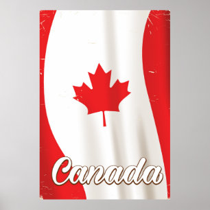 Canada Vintage-poster voor Vintage-reizen Poster