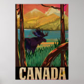 Canada Vintage Travel Poster (Voorkant)