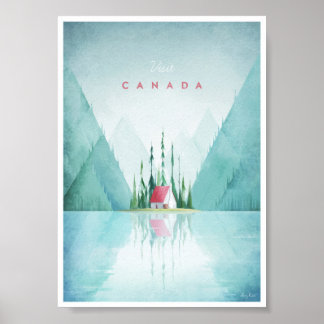 Canada Vintage Travel Poster