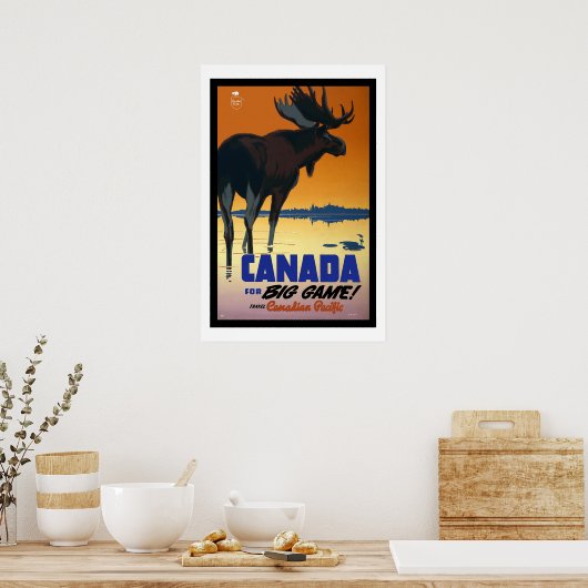 Canada Vintage Travel Poster (Keuken)