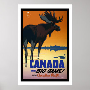 Canada Vintage Travel Poster