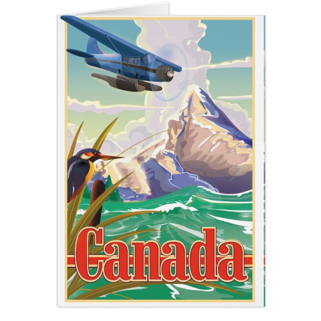 Canada Vintage Travel poster (Voorkant)