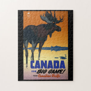 Canada Vintage Travel Poster Legpuzzel