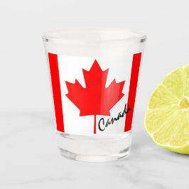 Canada Vlag Aandenken Souvenir Canadese Esdoornbla Shot Glas