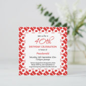 CANADA VLAG Aangepaste Verjaardag Viering Kaart (Staand voorkant)