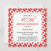 CANADA VLAG Aangepaste Verjaardag Viering Kaart (Voorkant)