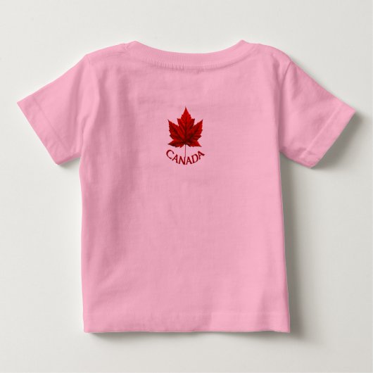 Canada Vlag Baby Tootoo Canada Baby broekpakken (Achterkant)