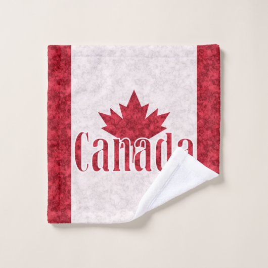 Canada, vlag bad handdoek (Wasdoekje)